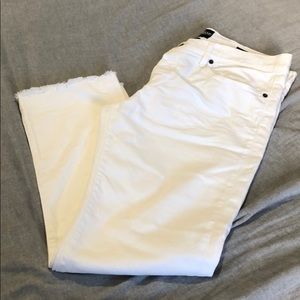 Women’s white lucky jeans
